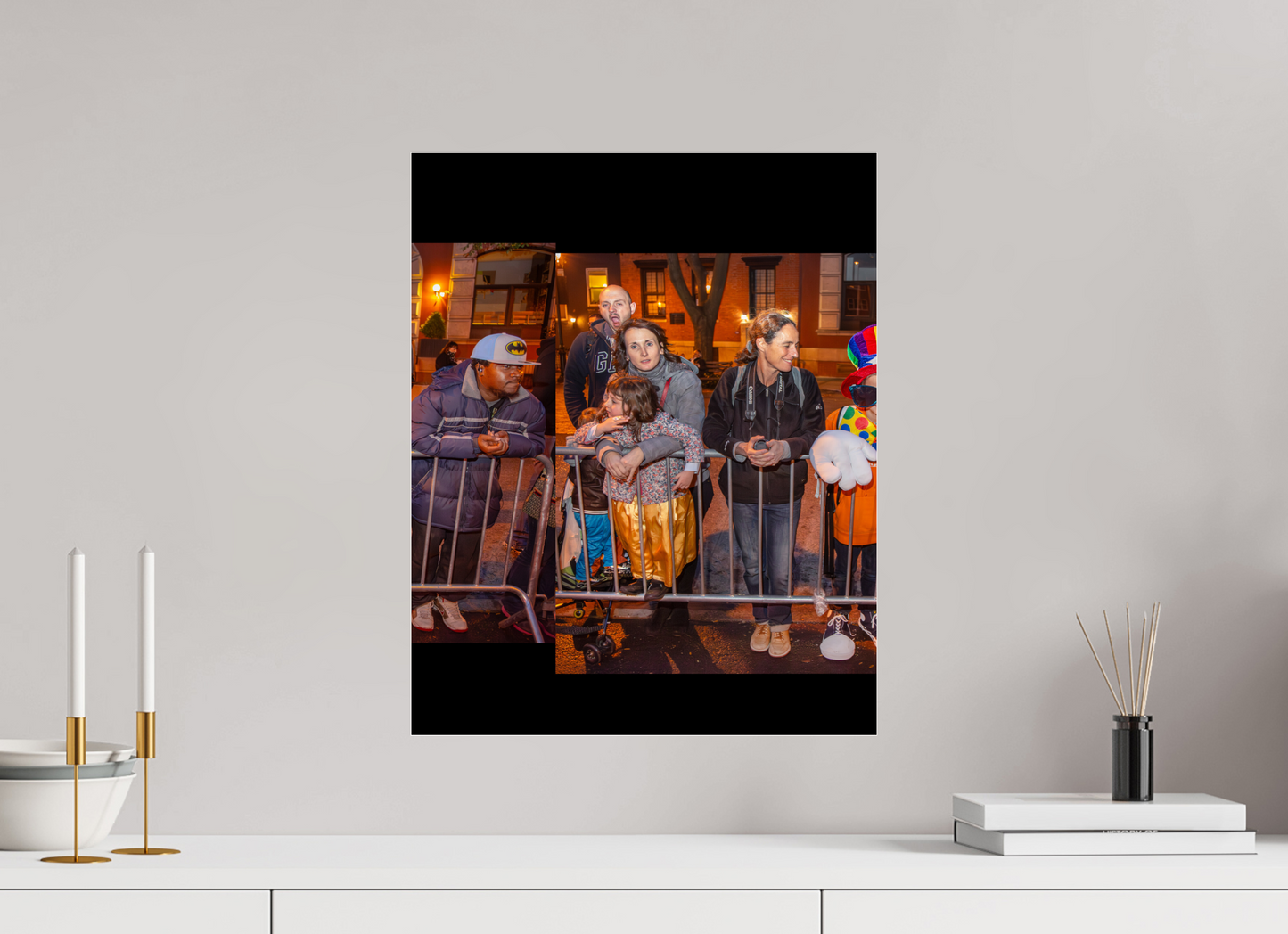 16 x 20″, 2013 Panoramic Spectators Panels 2013 Village Halloween Parade Spectator Panoramic Panel 08