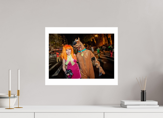 20 x 16″, GVHP 16x20 Color tinted Scooby-Dude & Daphne