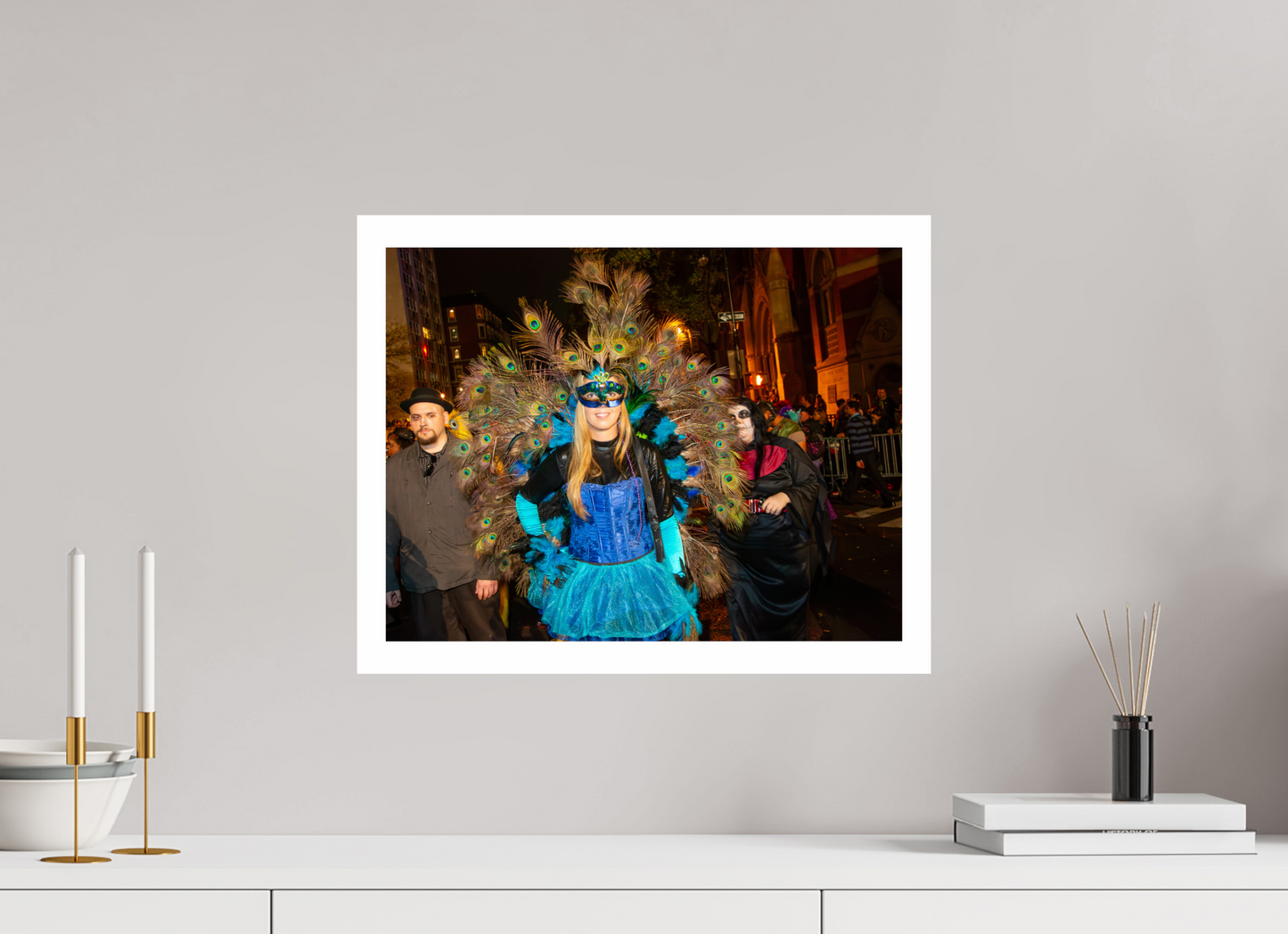 20 x 16″, GVHP 16x20 Color tinted Ms. Peacock