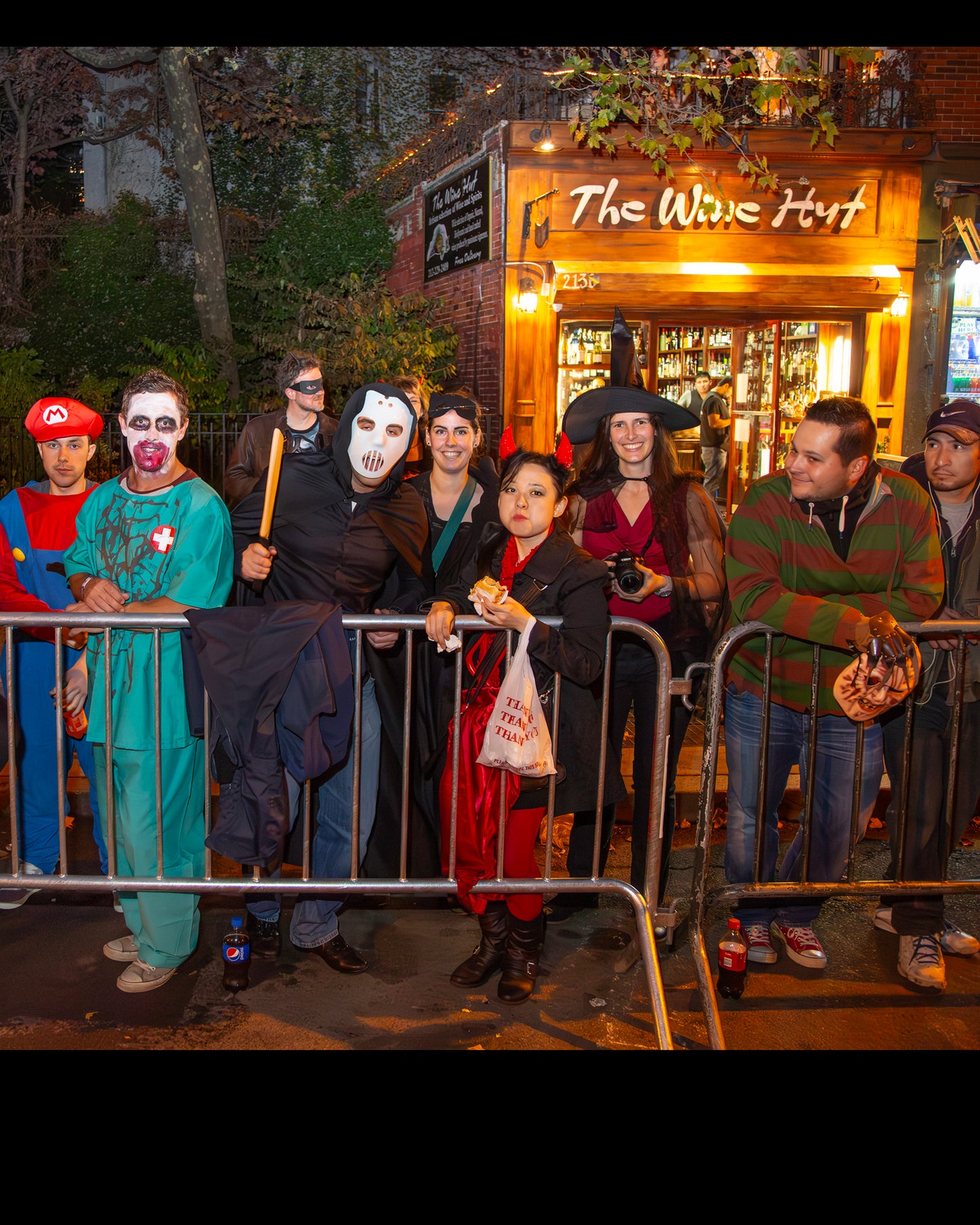 2013 Village Halloween Parade Spectator Panoramic Panel 03