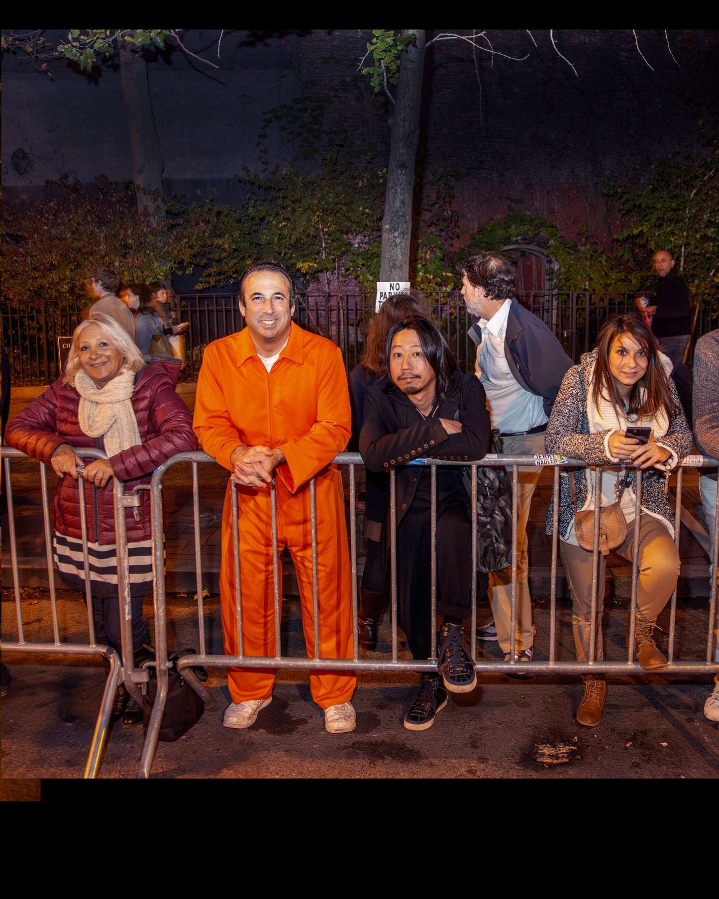 2013 Village Halloween Parade Spectator Panoramic Panel 05