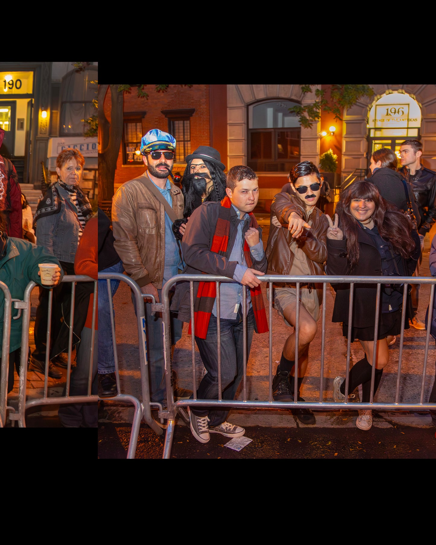 2013 Village Halloween Parade Spectator Panoramic Panel 07