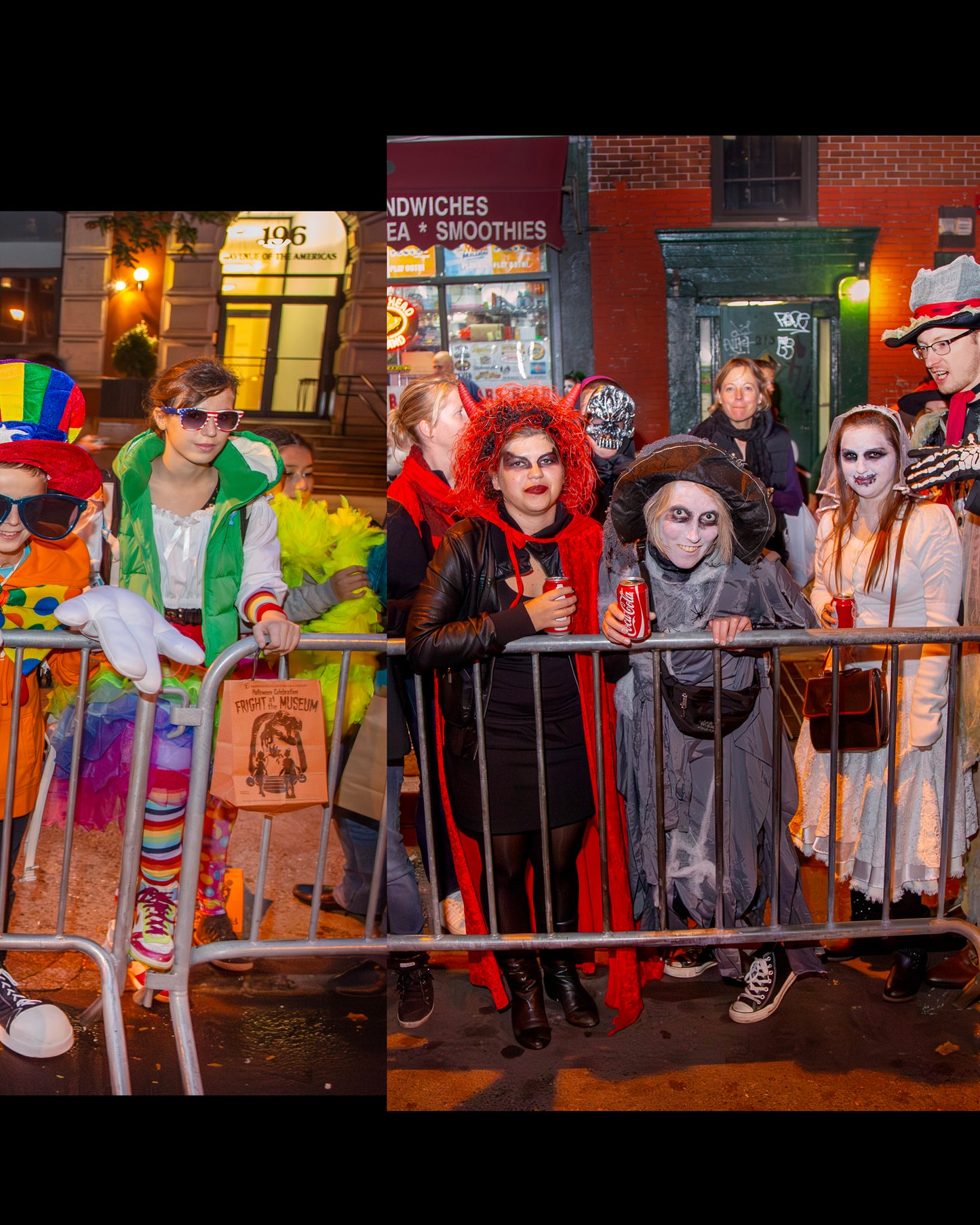 2013 Village Halloween Parade Spectator Panoramic Panel 09