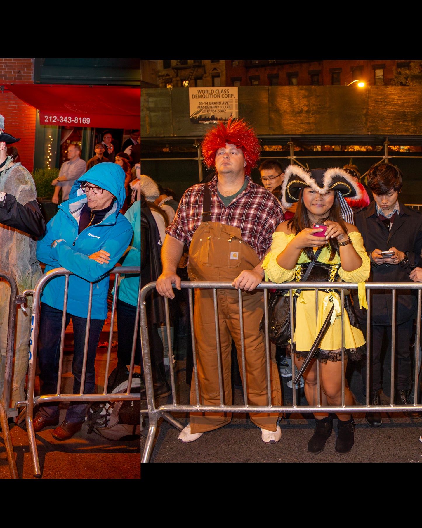 2013 Village Halloween Parade Spectator Panoramic Panel 10