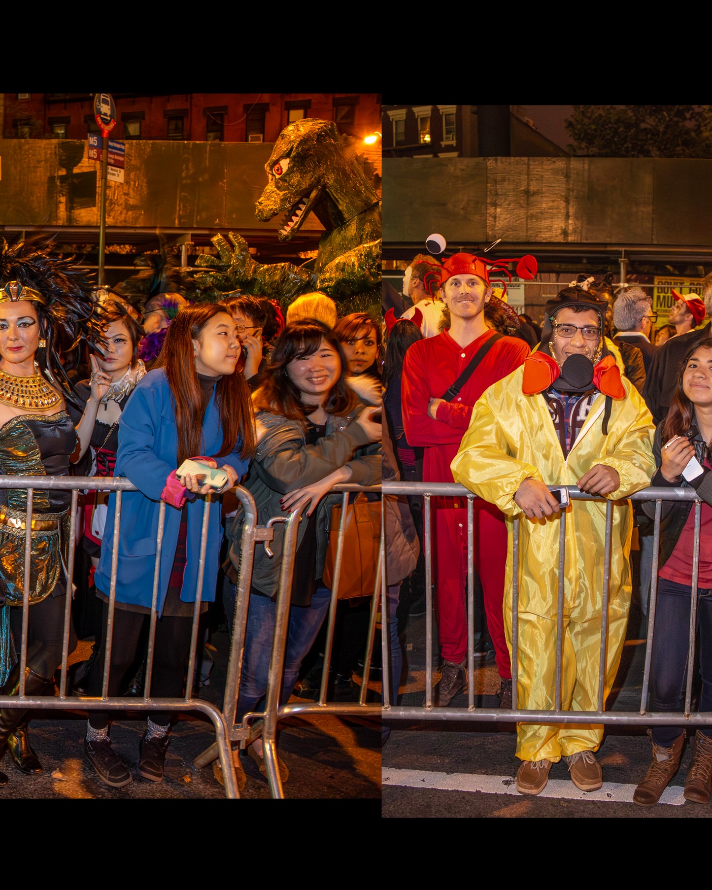 2013 Village Halloween Parade Spectator Panoramic Panel 12