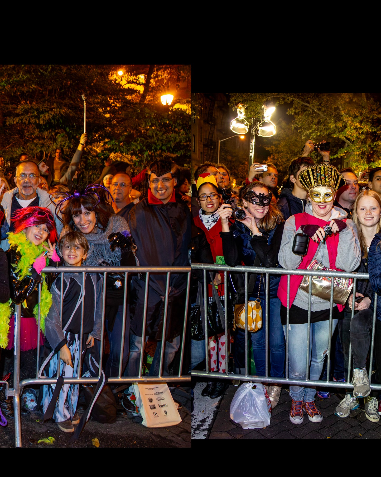 2013 Village Halloween Parade Spectator Panoramic Panel 17