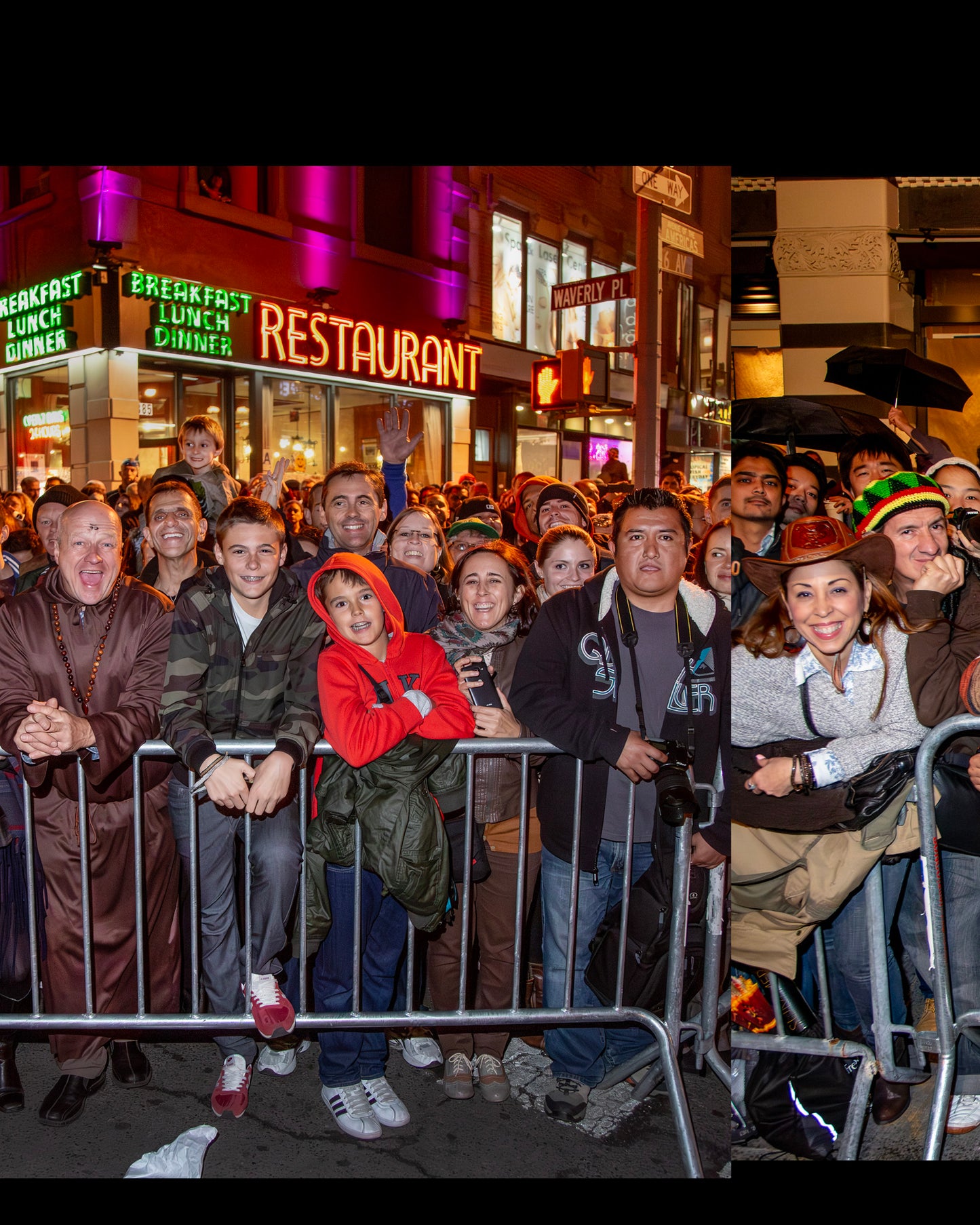 2013 Village Halloween Parade Spectator Panoramic Panel 21
