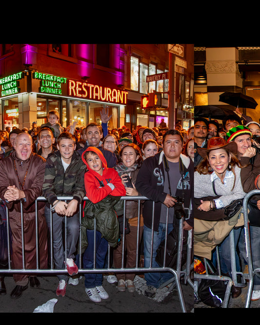 2013 Village Halloween Parade Spectator Panoramic Panel 21