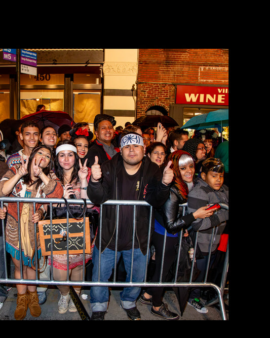 2013 Village Halloween Parade Spectator Panoramic Panel 22