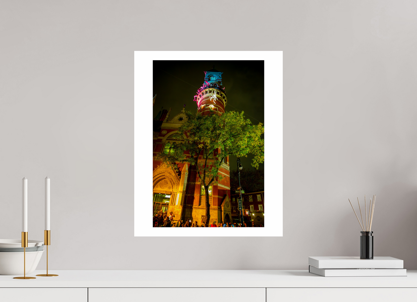 16 x 20″, GVHP 16x20 Color tinted Clocktower #68