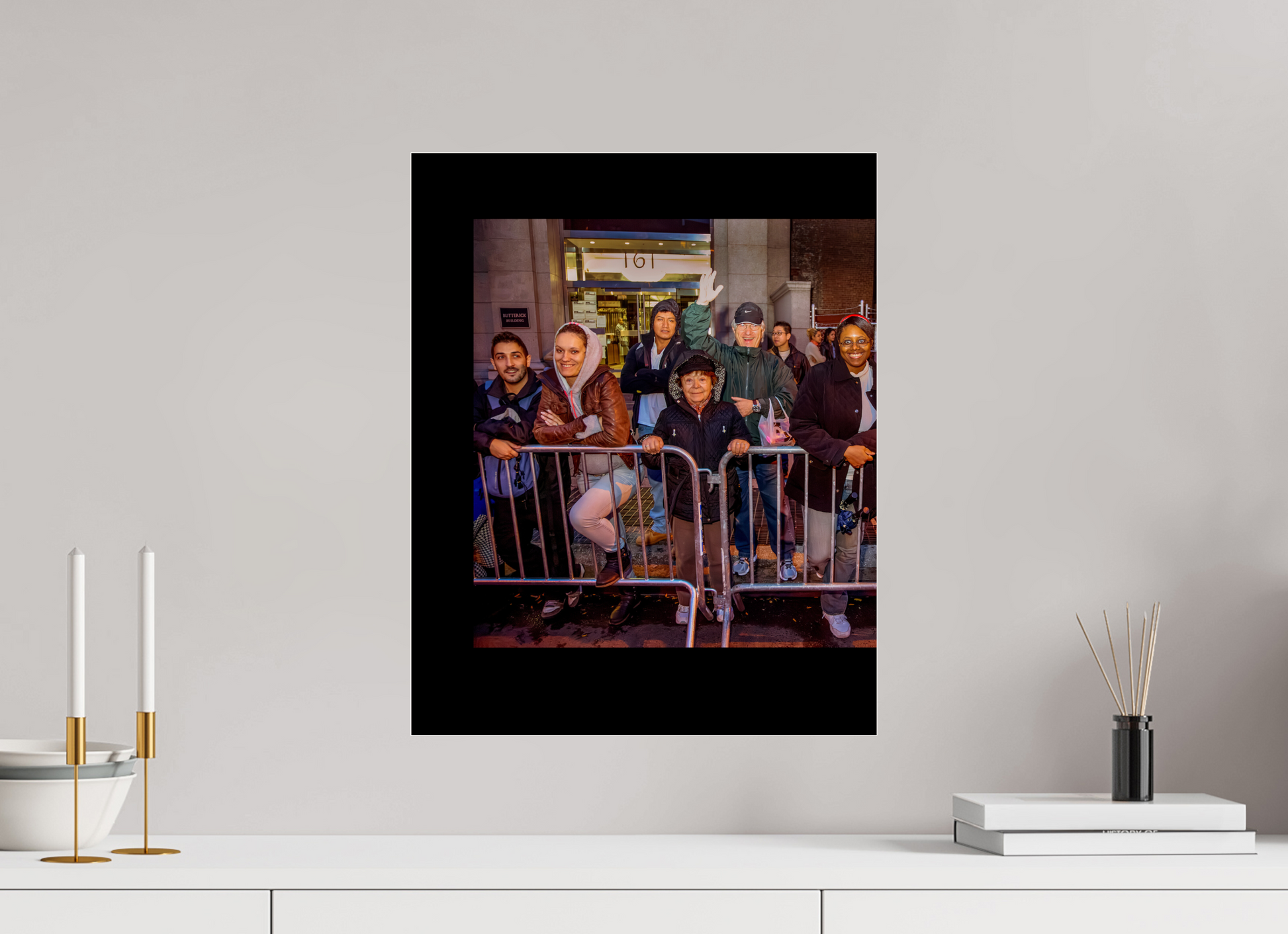16 x 20″, 2013 Panoramic Spectators Panels 2013 Village Halloween Parade Spectator Panoramic Panel 01