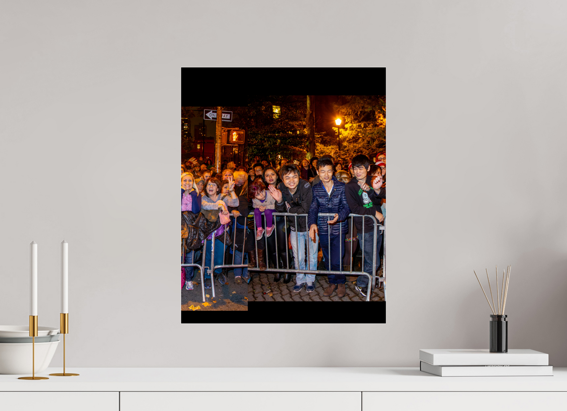 16 x 20″, 2013 Panoramic Spectators Panels 2013 Village Halloween Parade Spectator Panoramic Panel 15