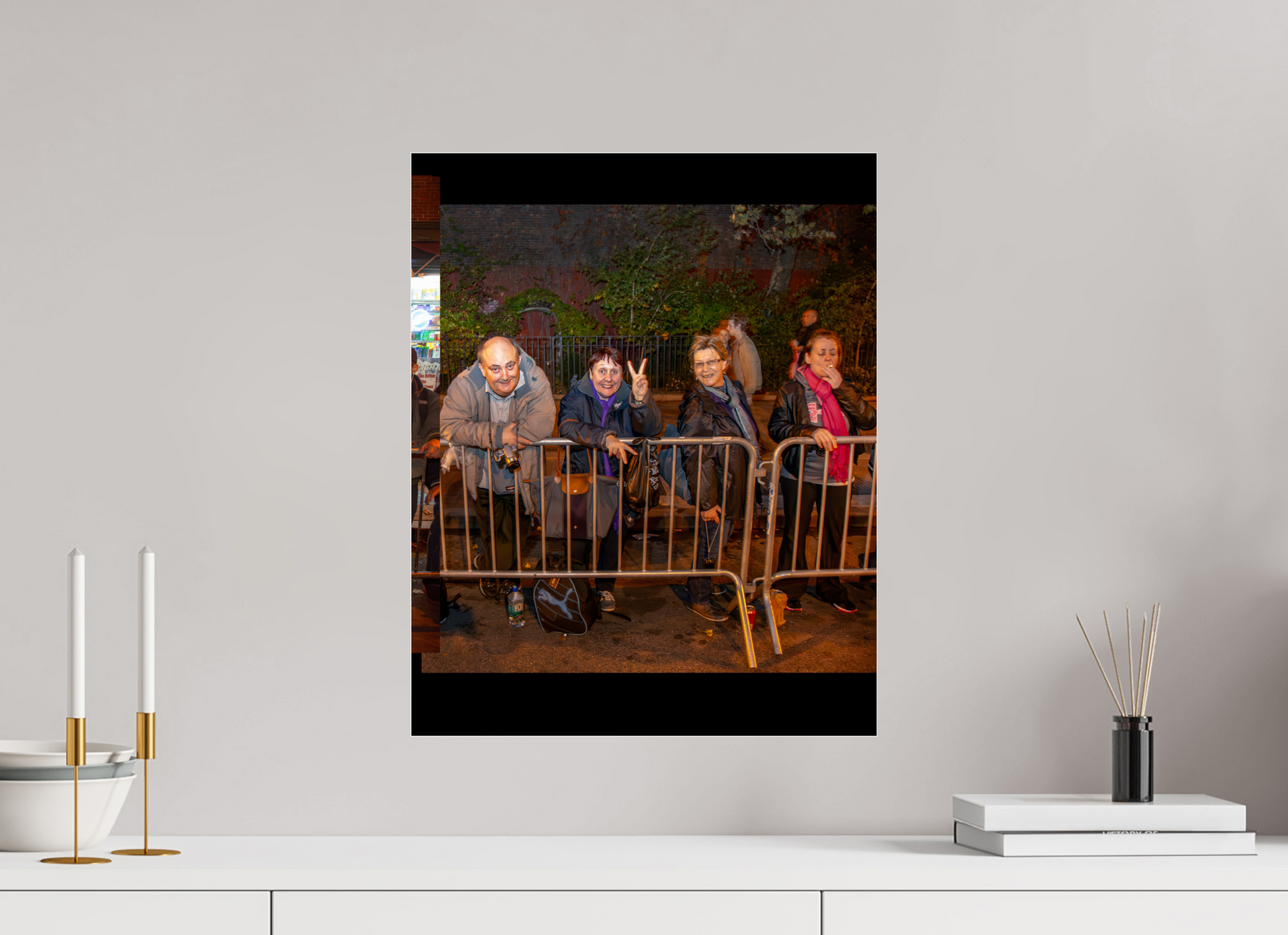 16 x 20″, 2013 Panoramic Spectators Panels 2013 Village Halloween Parade Spectator Panoramic Panel 04