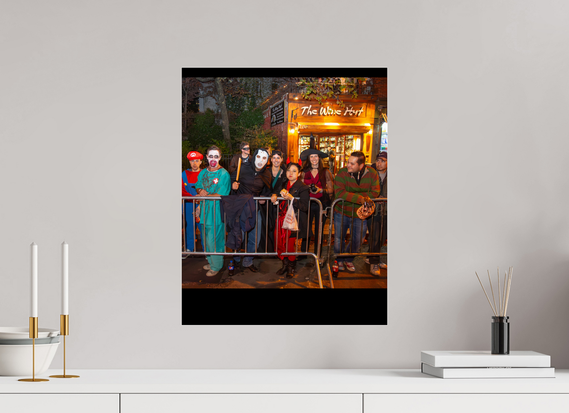 16 x 20″, 2013 Panoramic Spectators Panels 2013 Village Halloween Parade Spectator Panoramic Panel 03
