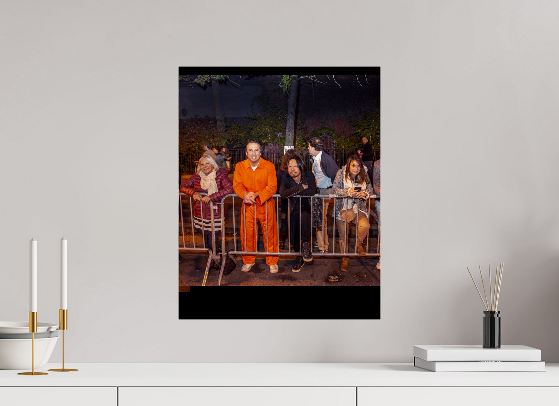 16 x 20″, 2013 Panoramic Spectators Panels 2013 Village Halloween Parade Spectator Panoramic Panel 05
